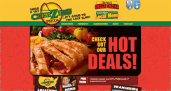 Desktop Screenshot of cheeziespizza.com